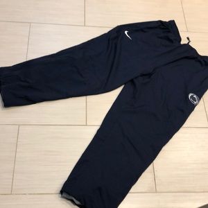 Penn State Nike Sweatpants with ankle zipper